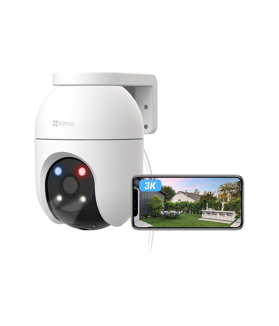 EZVIZ C8CTELECAMERA WI-FI ESTERNO 3K, TELECAMERA MOTORIZZATA 5MP